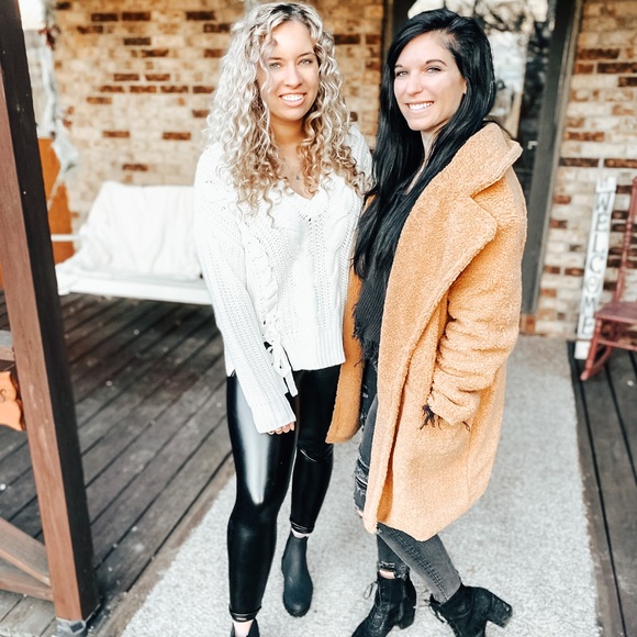 Caramel Teddy Bear Coat - Picture 3 of 4